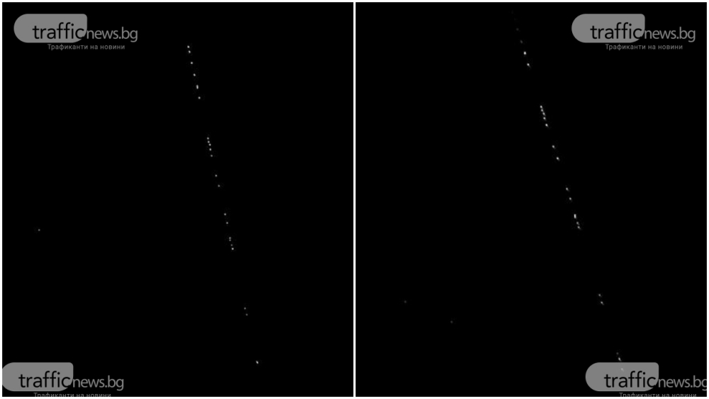 Над язовир Батак преминаха над 50 сателита на Мъск ВИДЕО