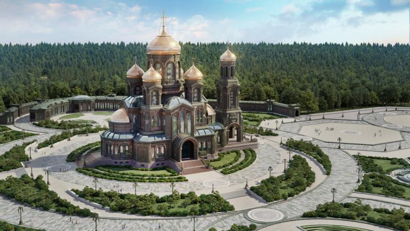 Guardian описа новия храм на Въоръжените сили на Русия СНИМКИ