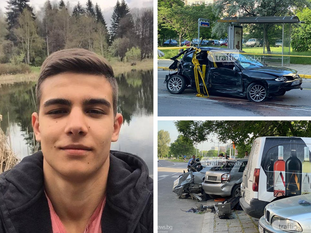 Ето кой е 21-г. пияница, помлял пет коли в Пловдив с бургаско Рено ВИДЕО