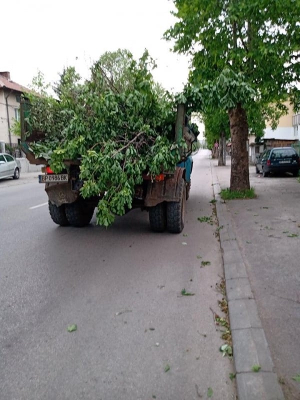 Свирепа стихия удари Враца! СНИМКИ