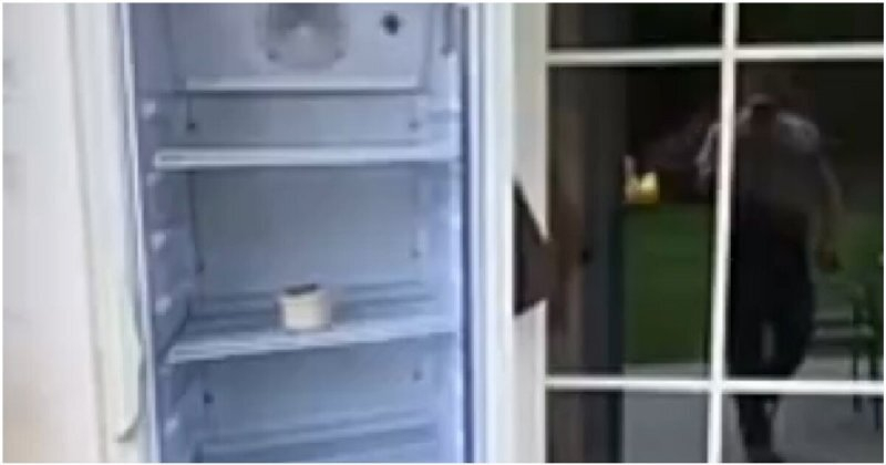 Мъж показа хладилник със скрита ефектна изненада ВИДЕО