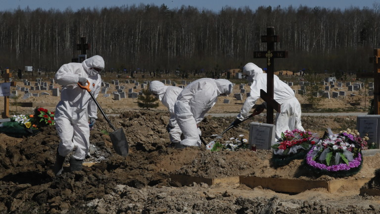 Смъртността в Санкт Петербург е скочила с една трета по време на пандемията