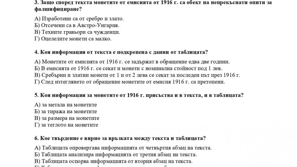 Ето ги верните отговори на изпита по БЕЛ след 7 клас