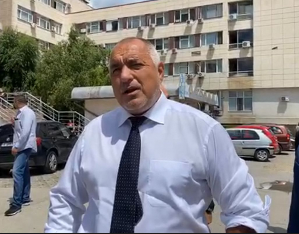 Борисов вече е в болницата в Благоевград при пострадалите работници в тунела "Железница" ВИДЕО