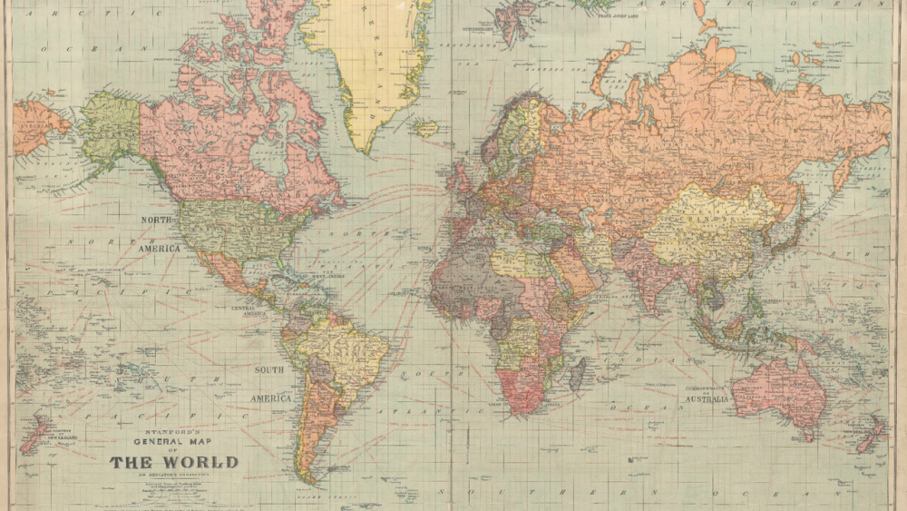 Карта на света от 1922 г. шокира мрежата: Много държави вече не съществуват 