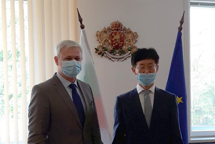 Заместник-министър Бернер се срещна с посланика на Република Корея 