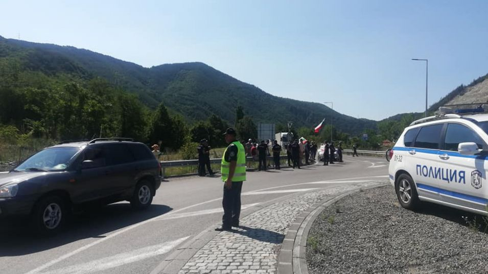 Полицията освободи пътя за Гърция след 3-минутна блокада