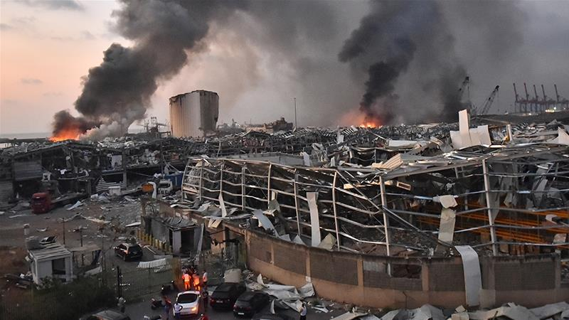 Публикуваха ВИДЕО от епицентъра на мощния и кървав взрив в Бейрут