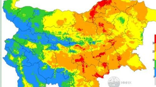 НИМХ алармира: Гответе се за мор днес КАРТА