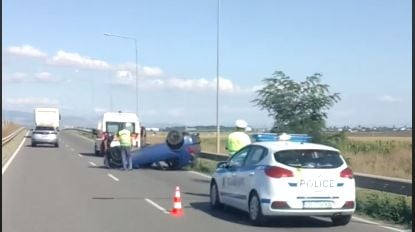 Първо в БЛИЦ! Тежка катастрофа на Северната тангента в София ВИДЕО