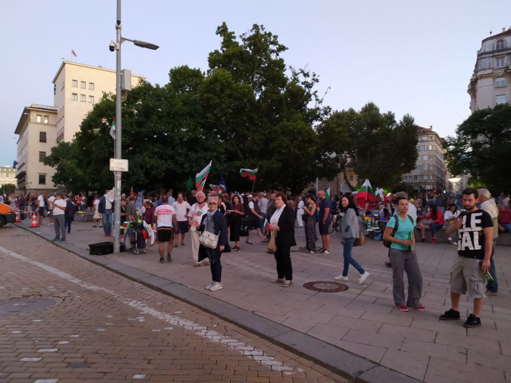 Протестиращи пак затапиха движението на Ларгото СНИМКИ