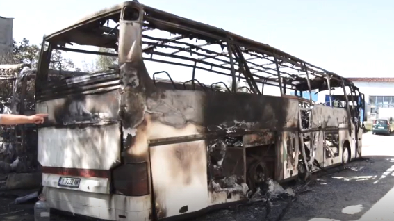 Нов огнен ад с пътнически автобуси в Ямбол