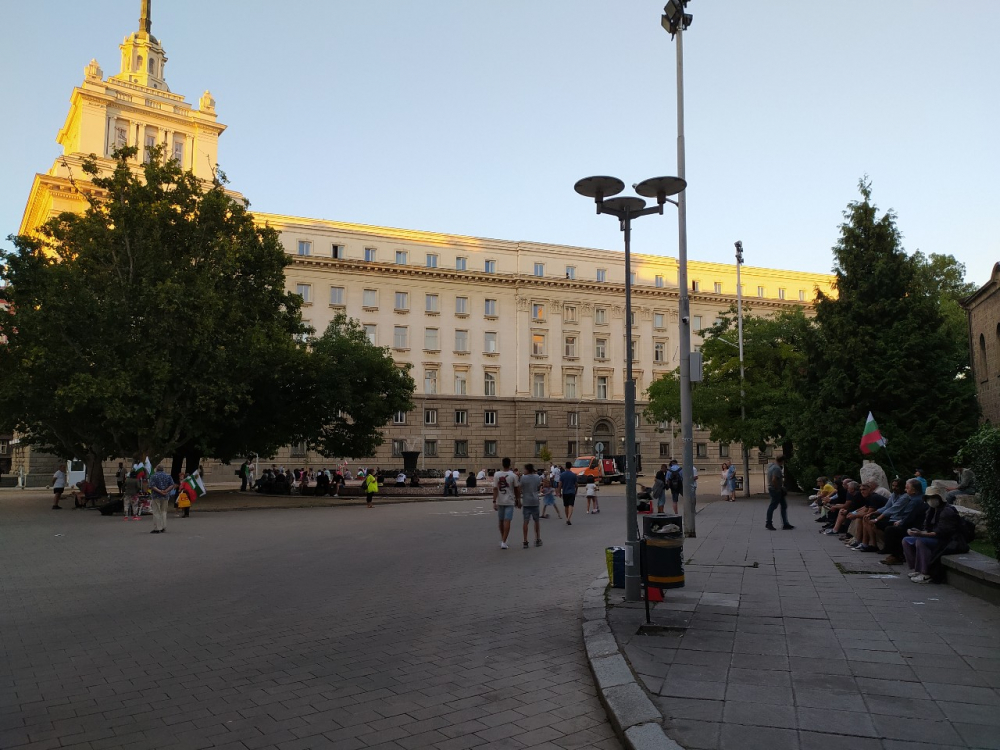 Много жалка картинка на днешния протест СНИМКИ