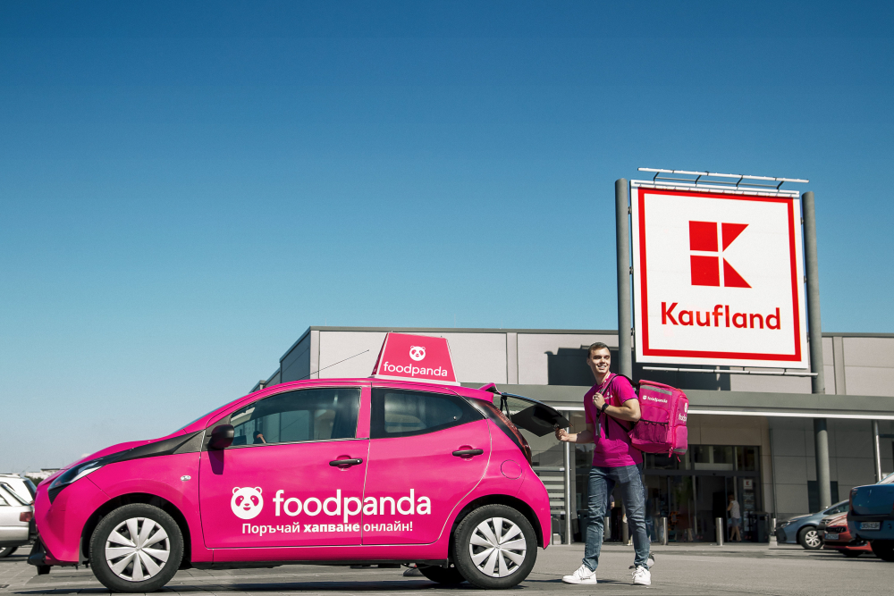 Kaufland доставя продукти до дома с foodpanda