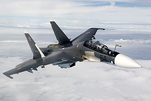 Изтребител Су-30 се разби в Русия