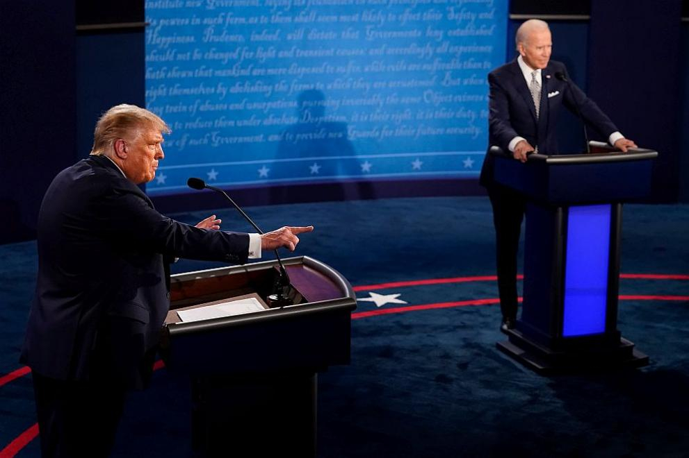 Какво си казаха Тръмп и Байдън на висок тон в дебата на годината ВИДЕО 