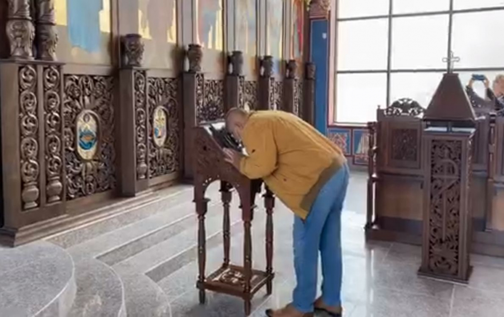 Борисов се помоли на Бога ВИДЕО