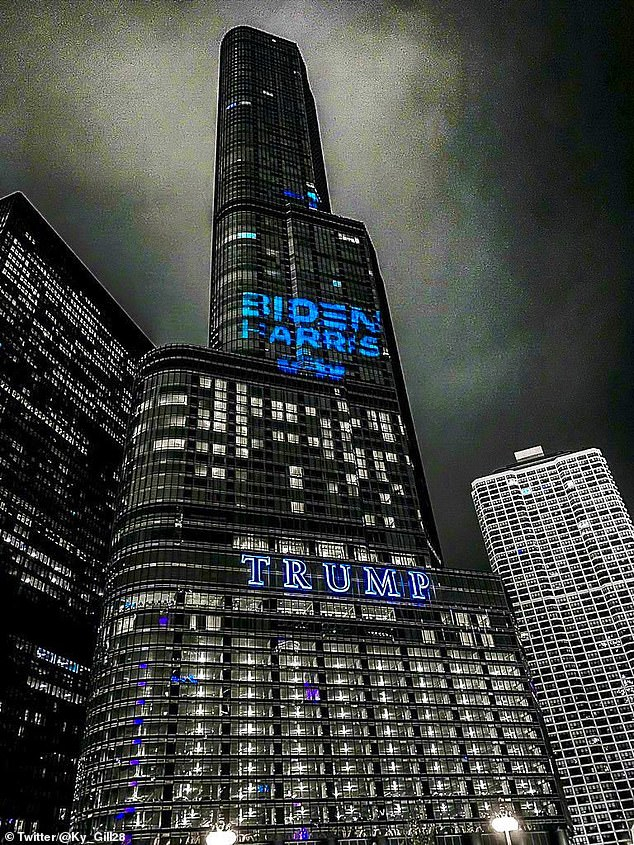 Опасна ситуация на Trump Tower в Чикаго ВИДЕО