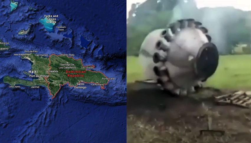 Сензационно ВИДЕО: Кораб на извънземни се разби в Доминиканската република