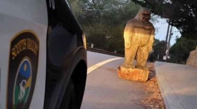 Изпратиха полицаи да хванат Снежен човек на път в САЩ СНИМКИ