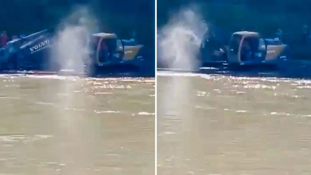Призракът на загинал мъж ходи по водата: очевидка го засне ВИДЕО