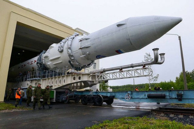 "Роскосмос" се похвали със супертежката си ракета 