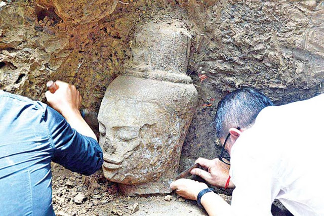 Археолози откриха главата на идеалния човек в древен храм СНИМКИ