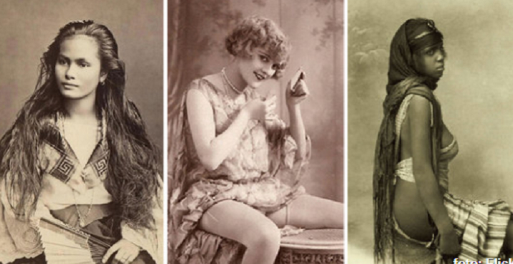 Разголени красавици от цял свят на СНИМКИ 18+ отпреди 100 години 