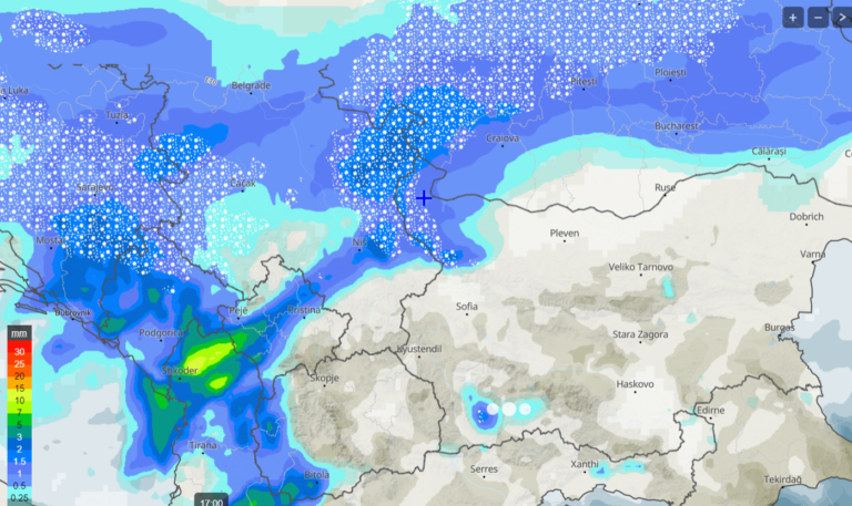 Задава се зима: "Метео Балканс" посочи къде и колко сняг ще вали в България 