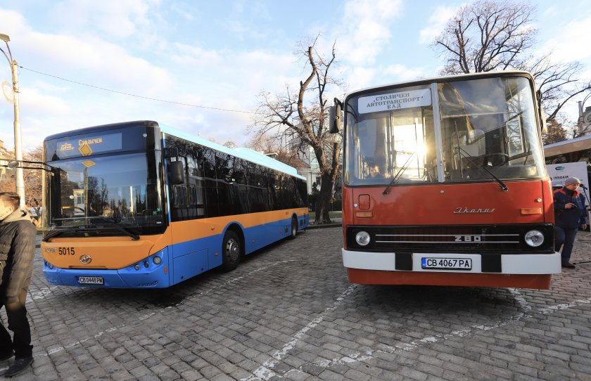 Отбелязваме 120 г. градски транспорт в София СНИМКИ