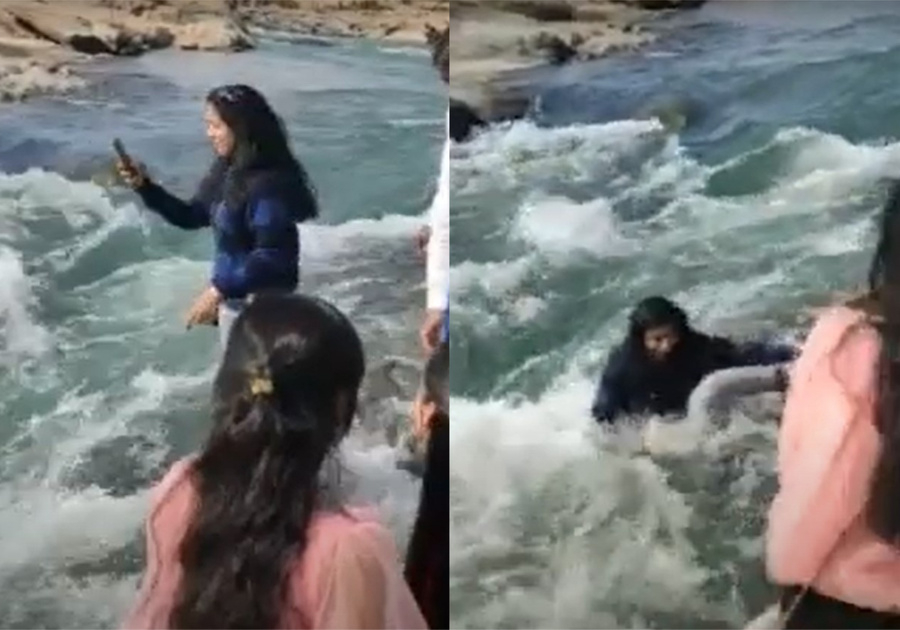 Турист блъсна момиче, което си правеше селфи и то се удави в бурна река ВИДЕО 18+