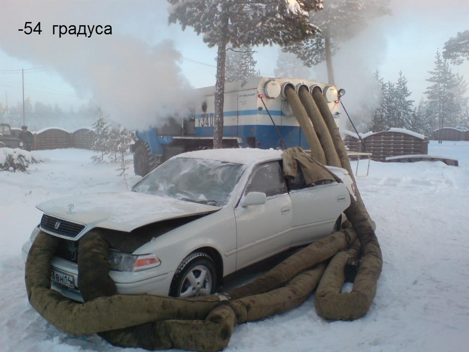 Шофьори от Якутия показаха как да си топлим колата в студа ВИДЕО