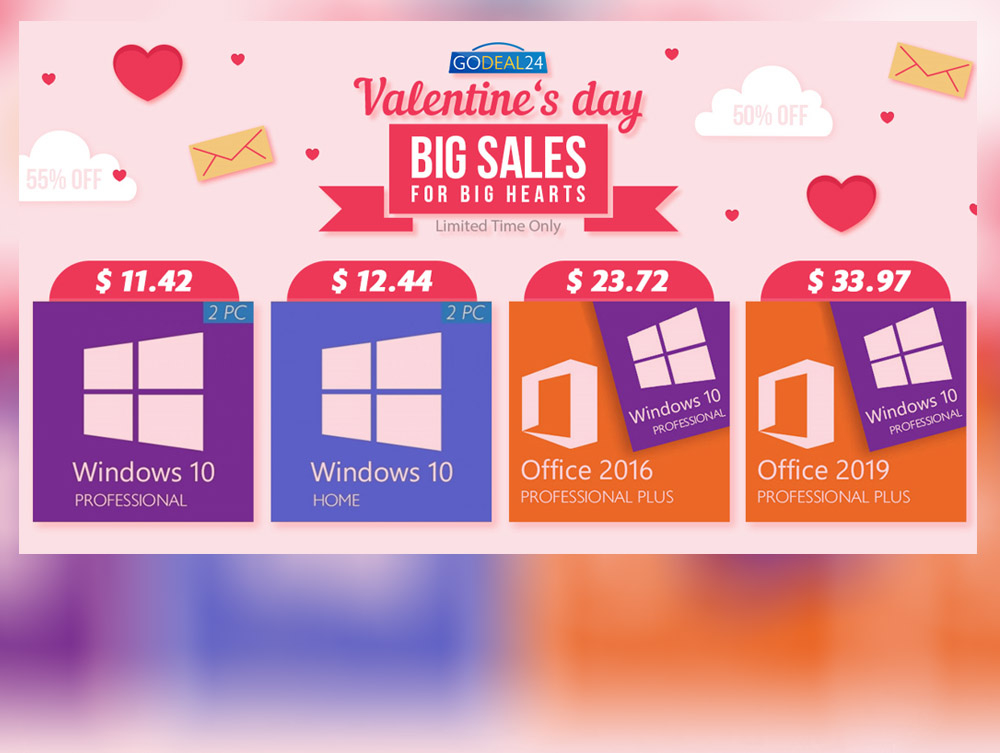 Февруарска разпродажба: Купете две, спестете повече! Windows 10 за по-малко от $ 5!