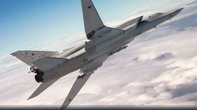 Бомбардировачът Ту-22М3 проведе тестова стрелба по "убийци на самолетоносачи"