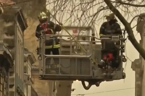 Първи кадри от опустошителния взрив в Бордо ВИДЕО 