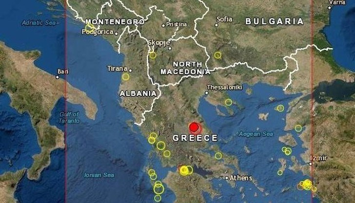 Извънредно! Мощен трус от 6 по Рихтер в Гърция разлюля и София ВИДЕО