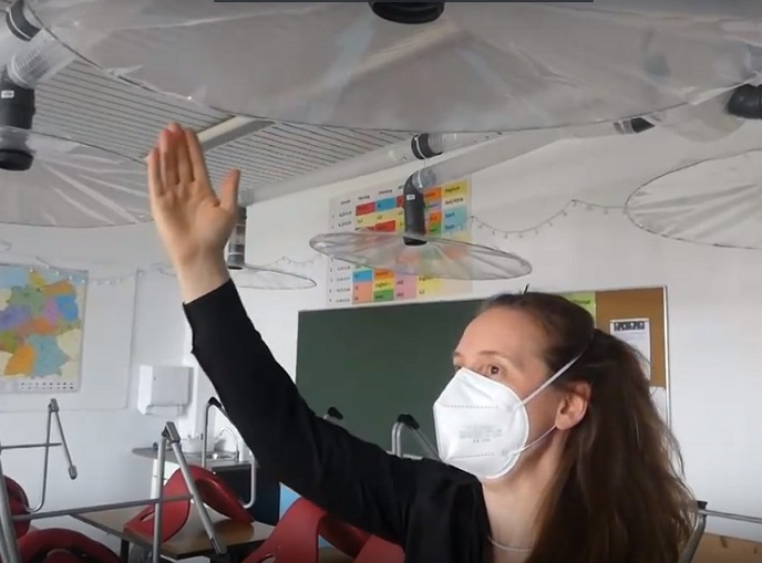 Училище в Германия инсталира иновативна вентилационна система срещу вируси
