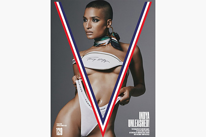 Новото нормално: Тъмнокож джендър модел позира топлес за корицата на списание СНИМКИ 18+