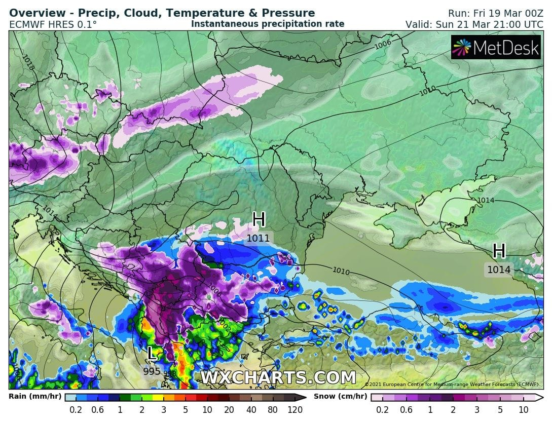 Meteo Balkans показа страшна КАРТА и предупреди: До 48 часа иде…