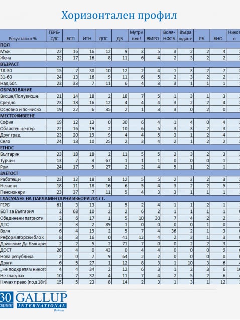 Изследване установи кои категории избиратели гласуваха за различните партии