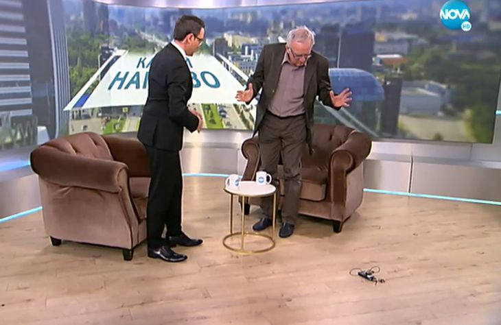 Цветозар Томов с издънка в ефира на Нова телевизия