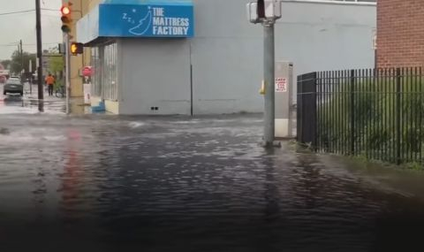 "Елза" потопи Ню Йорк ВИДЕО