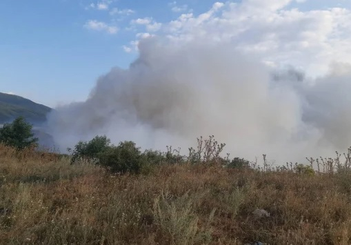 Съобщиха дали има замърсяване на въздуха след големия пожар край Дупница