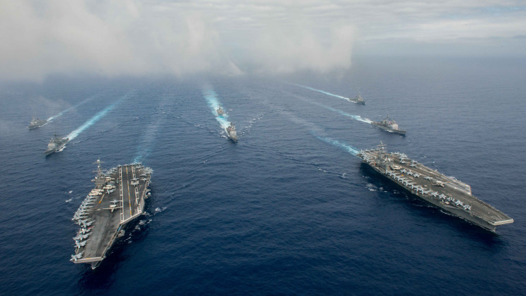 САЩ започват най-голямото си военноморско учение от времето на Студената война