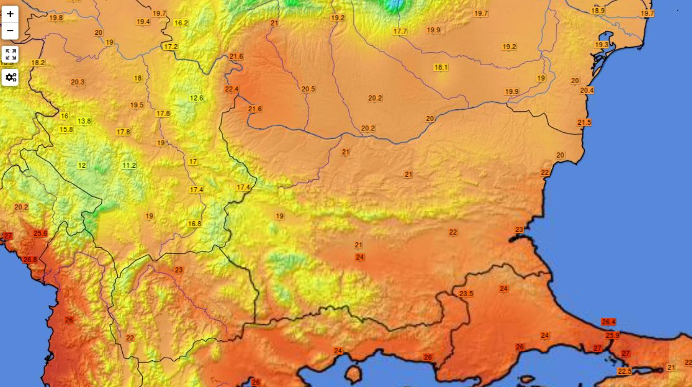 Meteo Balkans: Есента напомня за себе си ... КАРТА