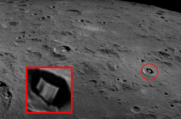 Странна 2-километрова структура бе открита на Луната ВИДЕО