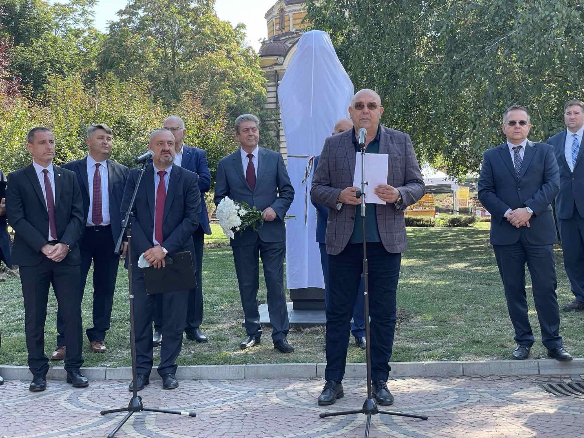 Защитникът на България Удроу Уилсън вече има паметник в София СНИМКИ