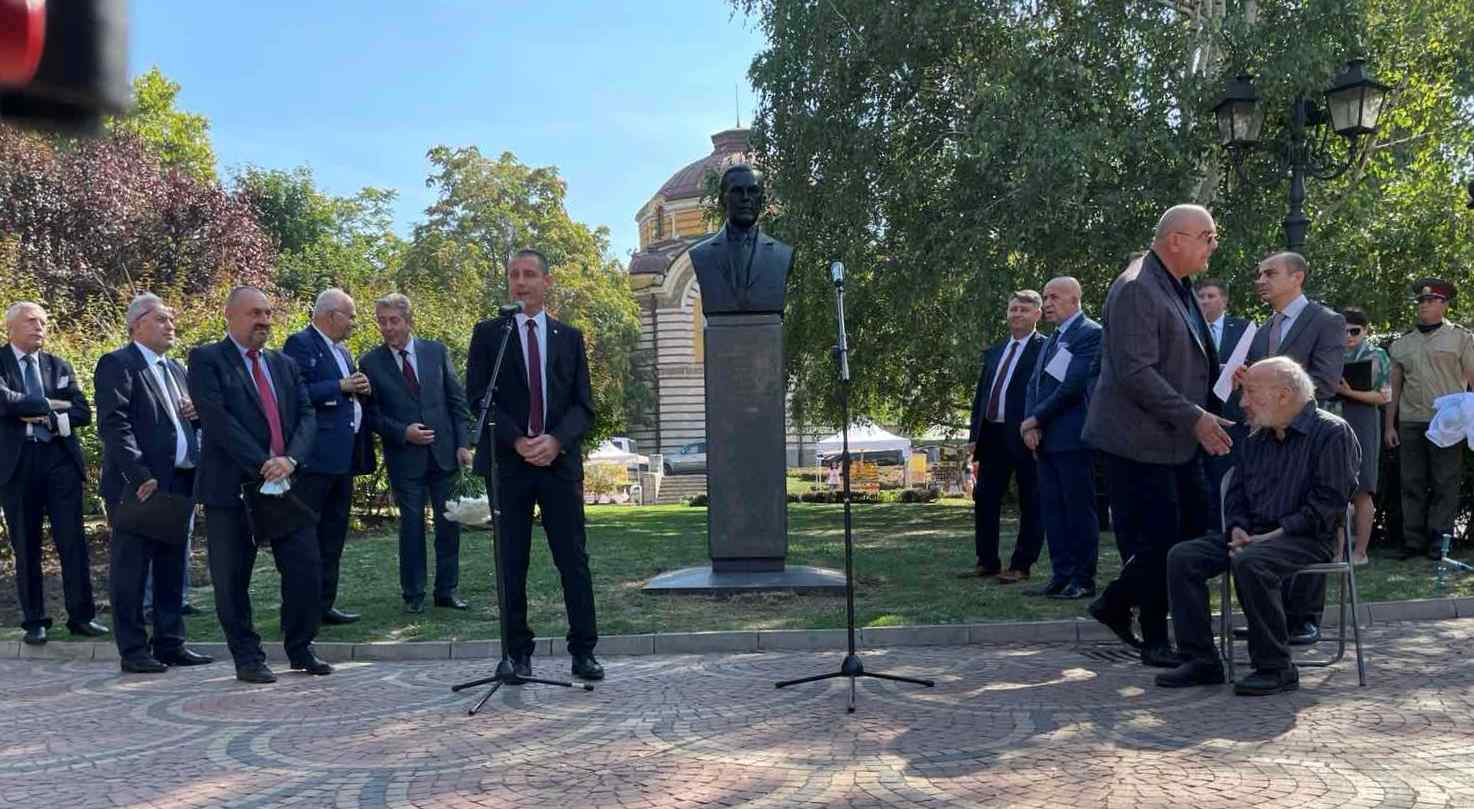 Защитникът на България Удроу Уилсън вече има паметник в София СНИМКИ