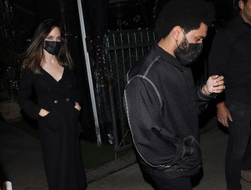 Джоли пак отиде на вечеря с рапъра The Weeknd, а после... СНИМКИ 