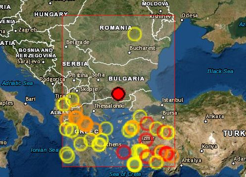 Земетресение разлюля Южна България СНИМКИ
